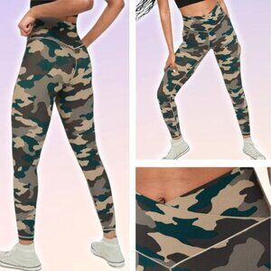 NWT OFFLINE By Aerie Real Me Xtra High Rise Crossover 7/8 Legging XS Camo Print